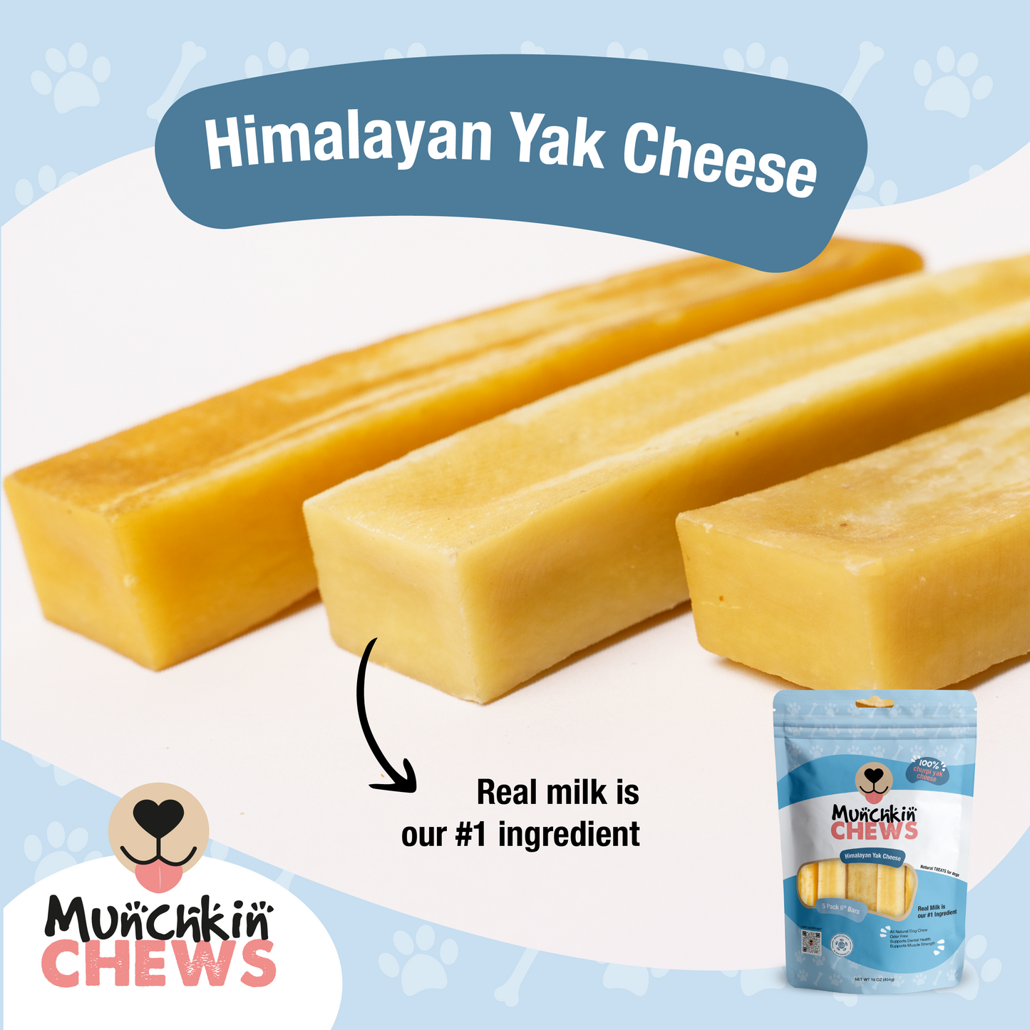 5" Himalayan Yak Cheese - 5 Pack