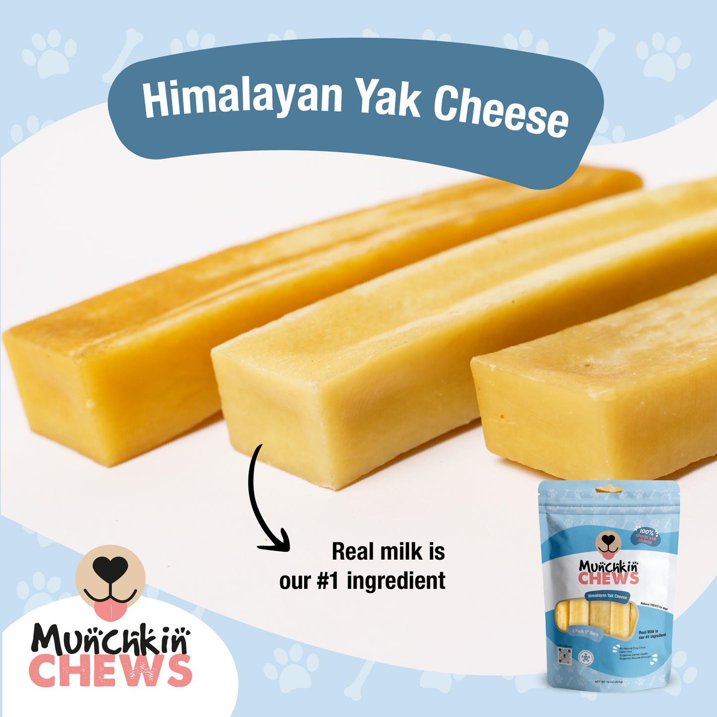 6" Himalayan Yak Cheese - 5 Pack